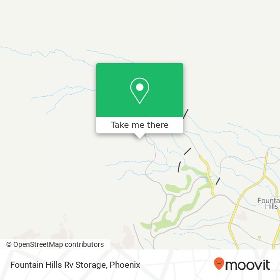 Mapa de Fountain Hills Rv Storage