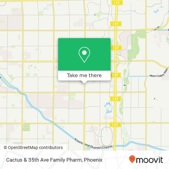 Cactus & 35th Ave Family Pharm map