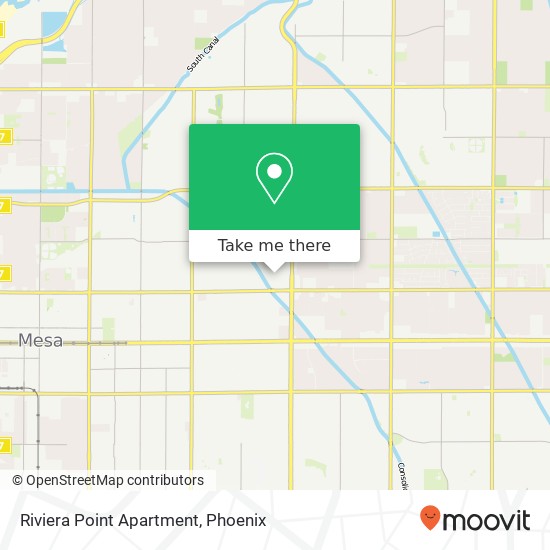 Riviera Point Apartment map