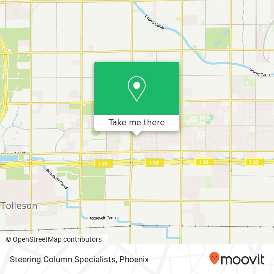 Steering Column Specialists map