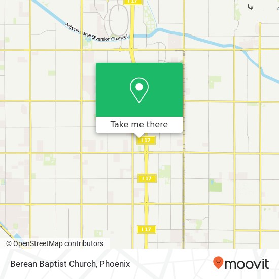 Berean Baptist Church map