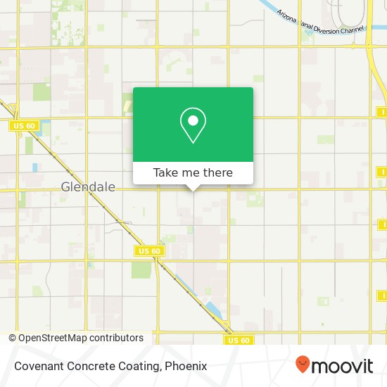 Covenant Concrete Coating map