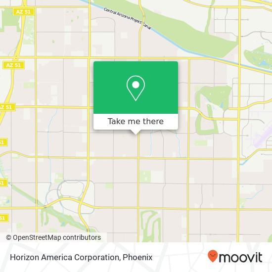 Horizon America Corporation map