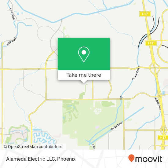 Mapa de Alameda Electric LLC