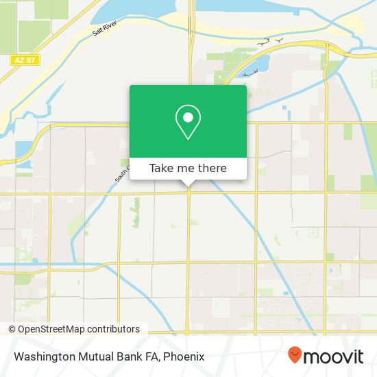 Washington Mutual Bank FA map