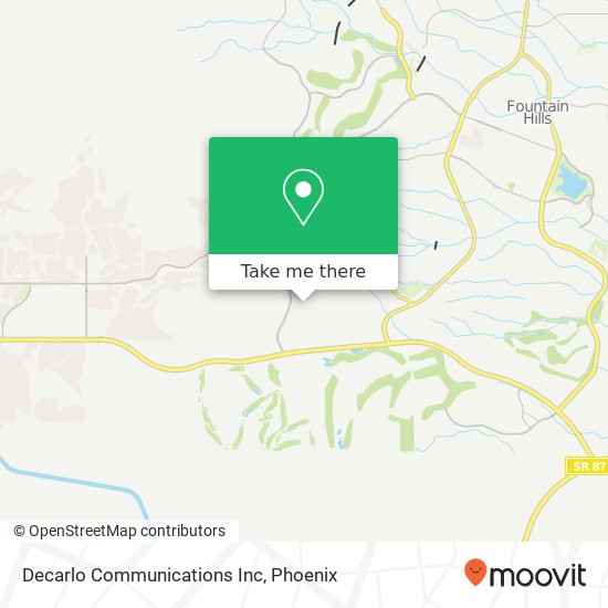 Decarlo Communications Inc map