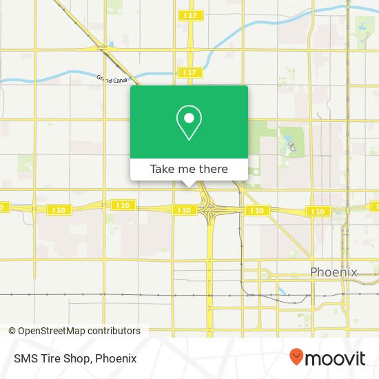 SMS Tire Shop map