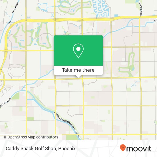 Mapa de Caddy Shack Golf Shop