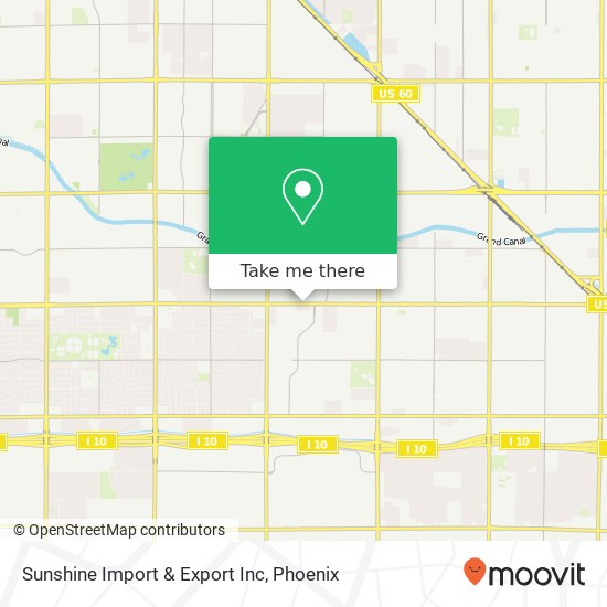 Sunshine Import & Export Inc map