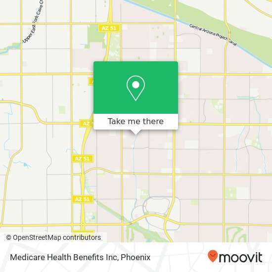 Medicare Health Benefits Inc map