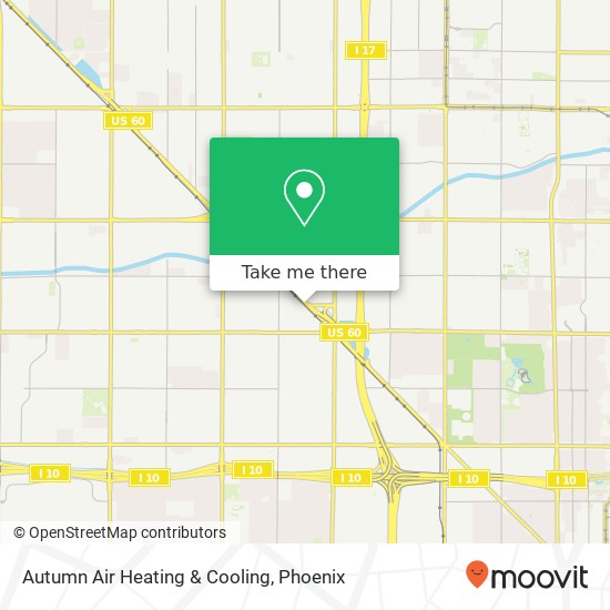 Mapa de Autumn Air Heating & Cooling