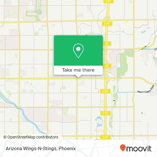 Arizona Wings-N-Stings map