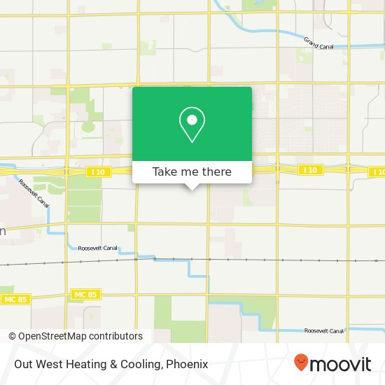 Mapa de Out West Heating & Cooling