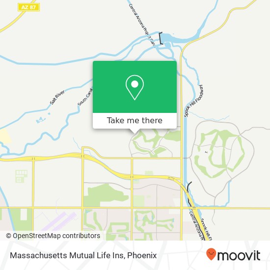 Massachusetts Mutual Life Ins map