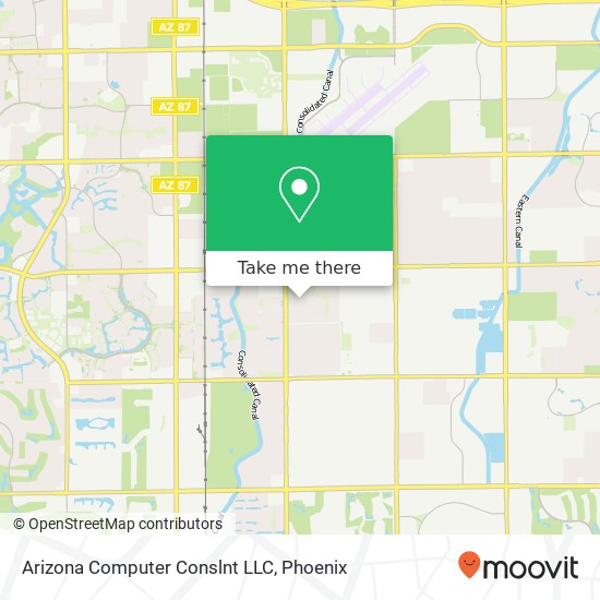 Mapa de Arizona Computer Conslnt LLC