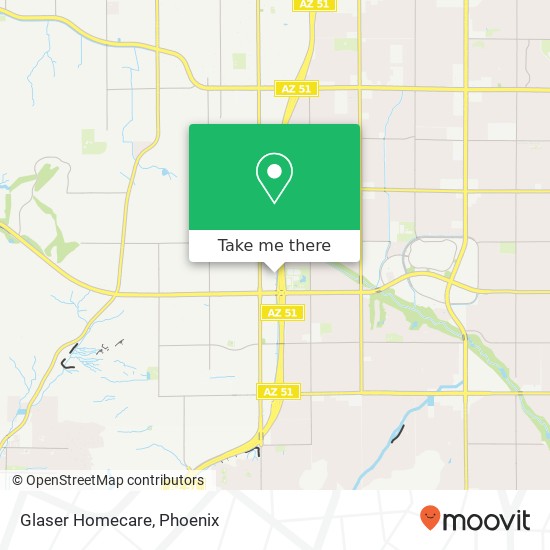 Glaser Homecare map