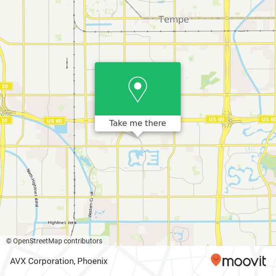 AVX Corporation map