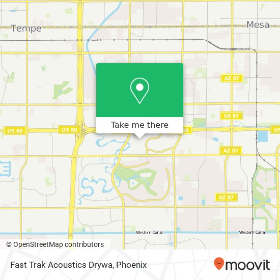 Fast Trak Acoustics Drywa map