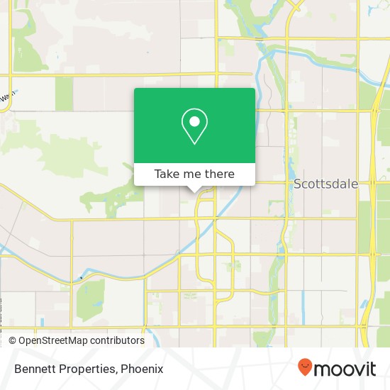 Bennett Properties map