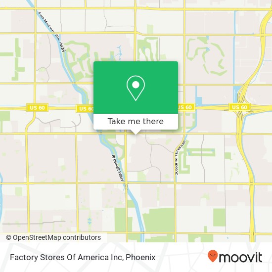 Factory Stores Of America Inc map