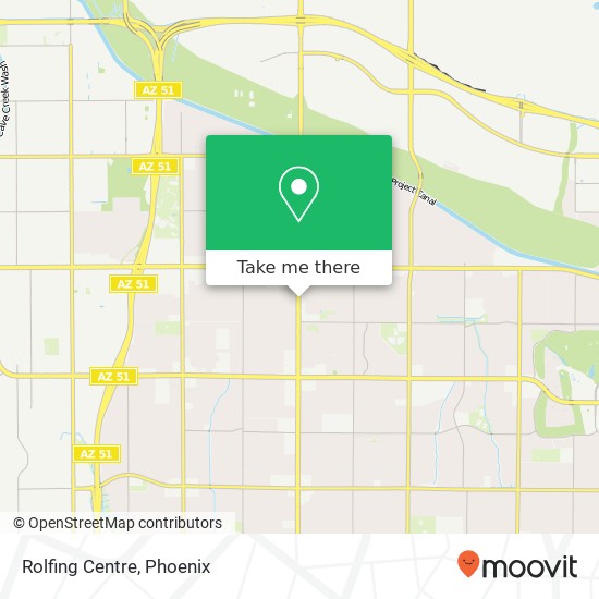 Rolfing Centre map