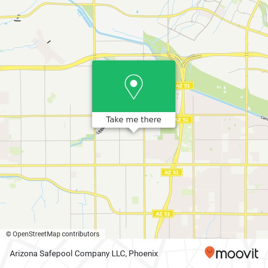 Mapa de Arizona Safepool Company LLC