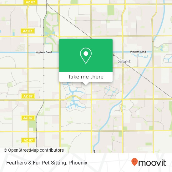 Feathers & Fur Pet Sitting map