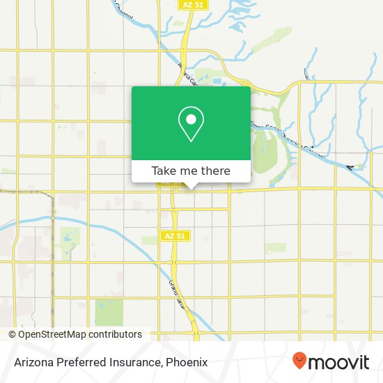 Arizona Preferred Insurance map