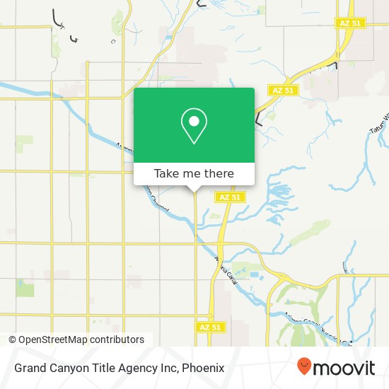Grand Canyon Title Agency Inc map