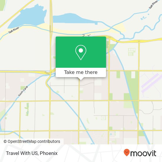 Travel With US map