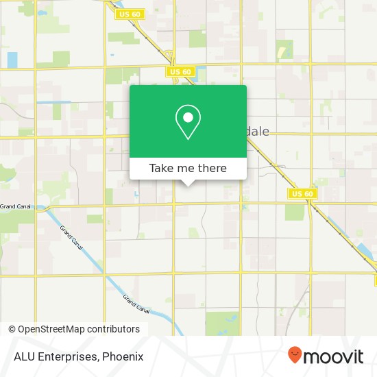 ALU Enterprises map