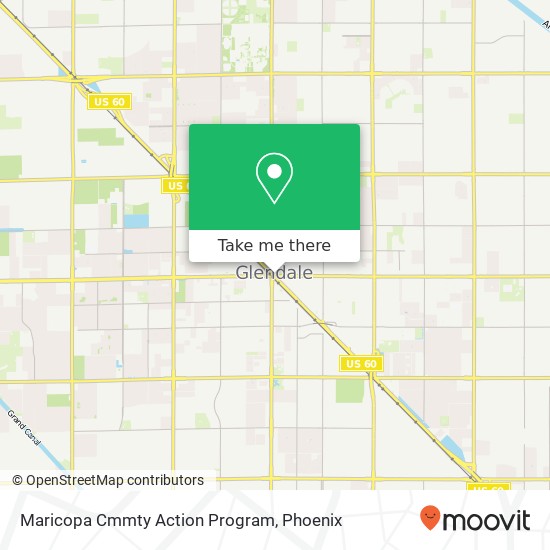 Mapa de Maricopa Cmmty Action Program