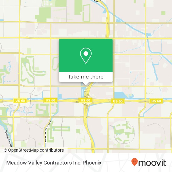 Mapa de Meadow Valley Contractors Inc