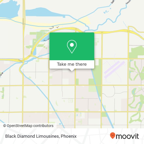 Black Diamond Limousines map