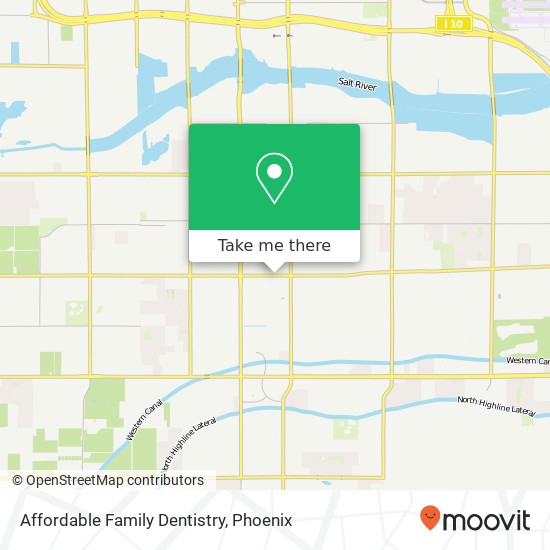 Mapa de Affordable Family Dentistry