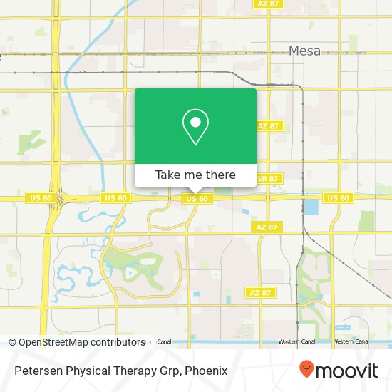 Petersen Physical Therapy Grp map