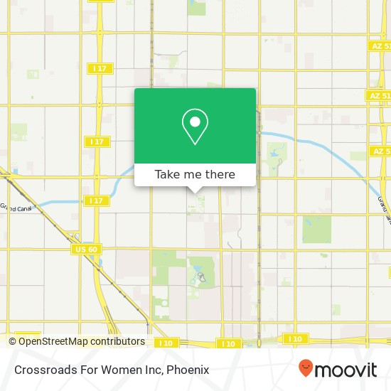 Mapa de Crossroads For Women Inc