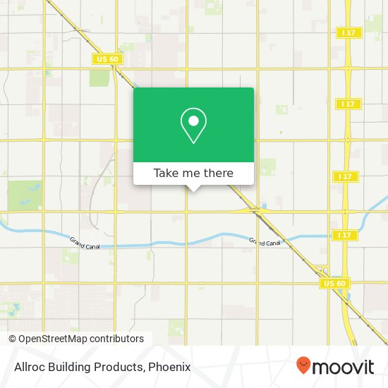 Allroc Building Products map