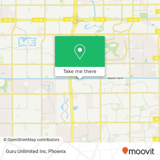 Guru Unlimited Inc map