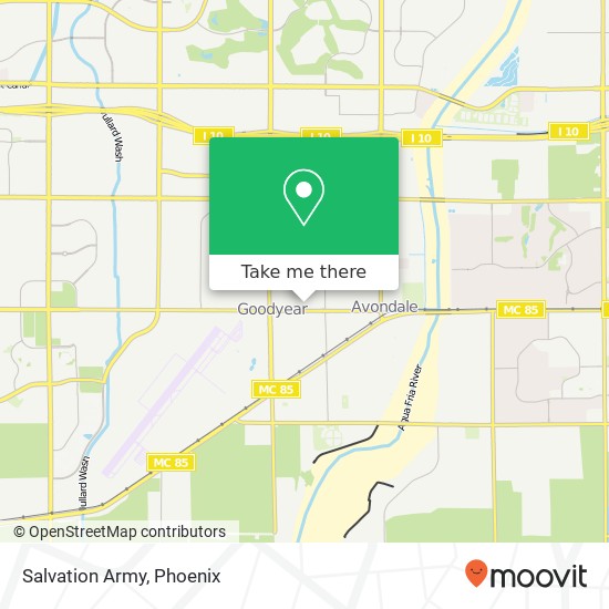 Mapa de Salvation Army