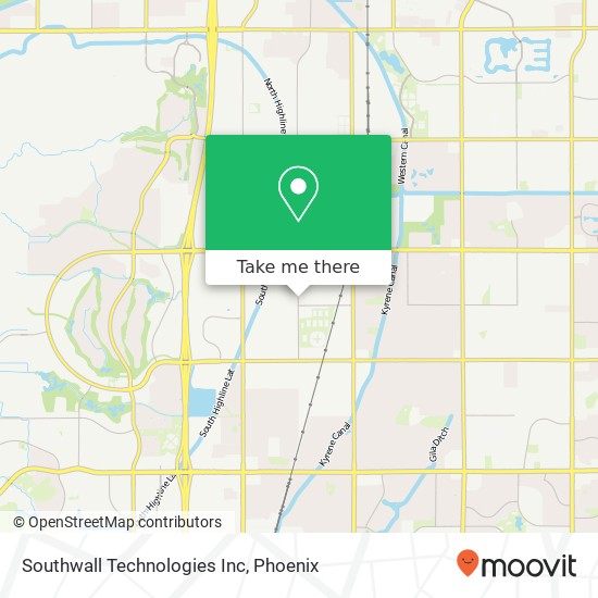 Southwall Technologies Inc map