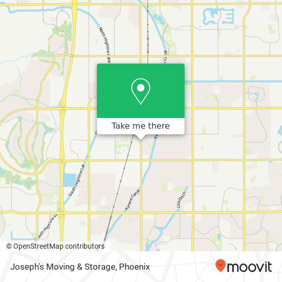 Mapa de Joseph's Moving & Storage