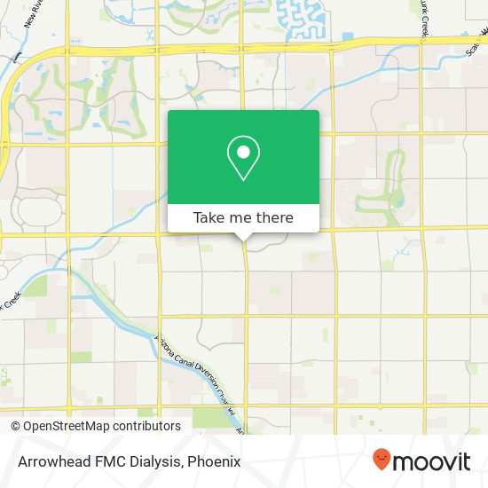 Arrowhead FMC Dialysis map