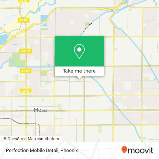 Perfection Mobile Detail map