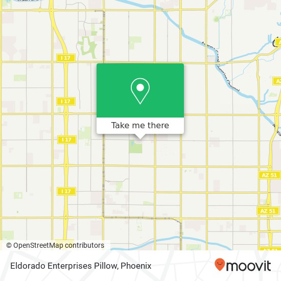 Mapa de Eldorado Enterprises Pillow