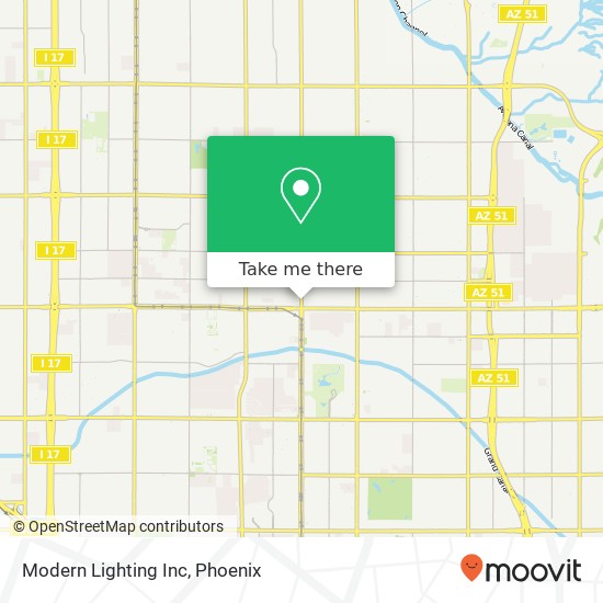 Mapa de Modern Lighting Inc