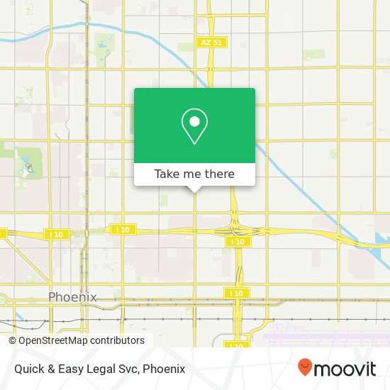 Quick & Easy Legal Svc map