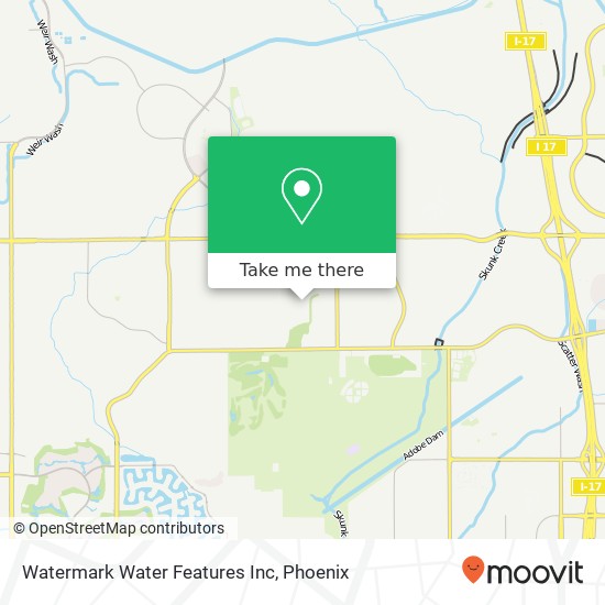 Mapa de Watermark Water Features Inc