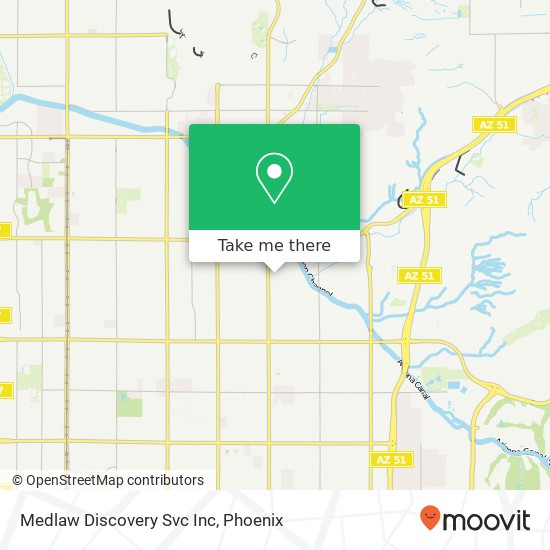 Medlaw Discovery Svc Inc map