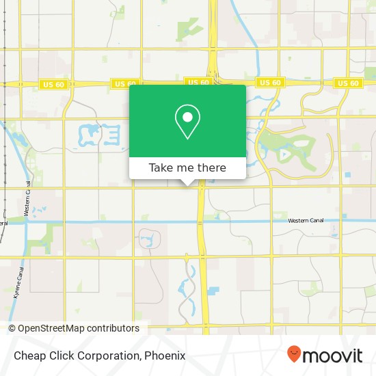 Cheap Click Corporation map